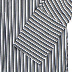 Studio Nicholson Green Striped Shirt Dress
