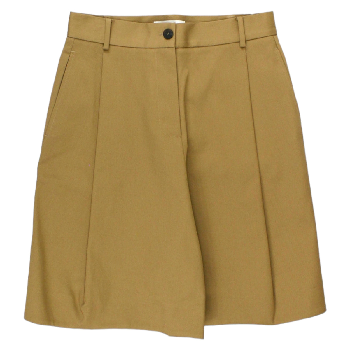 Studio Nicholson Tan Over The Knee Shorts