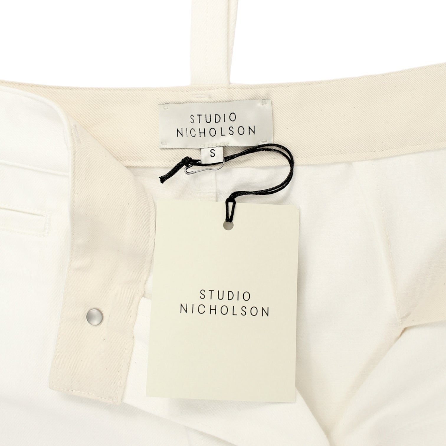 Studio Nicholson White Selvedge Denim Pants