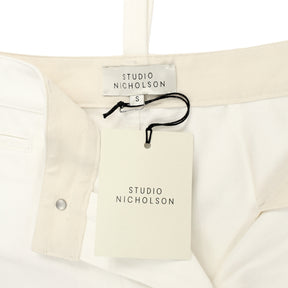 Studio Nicholson White Selvedge Denim Pants