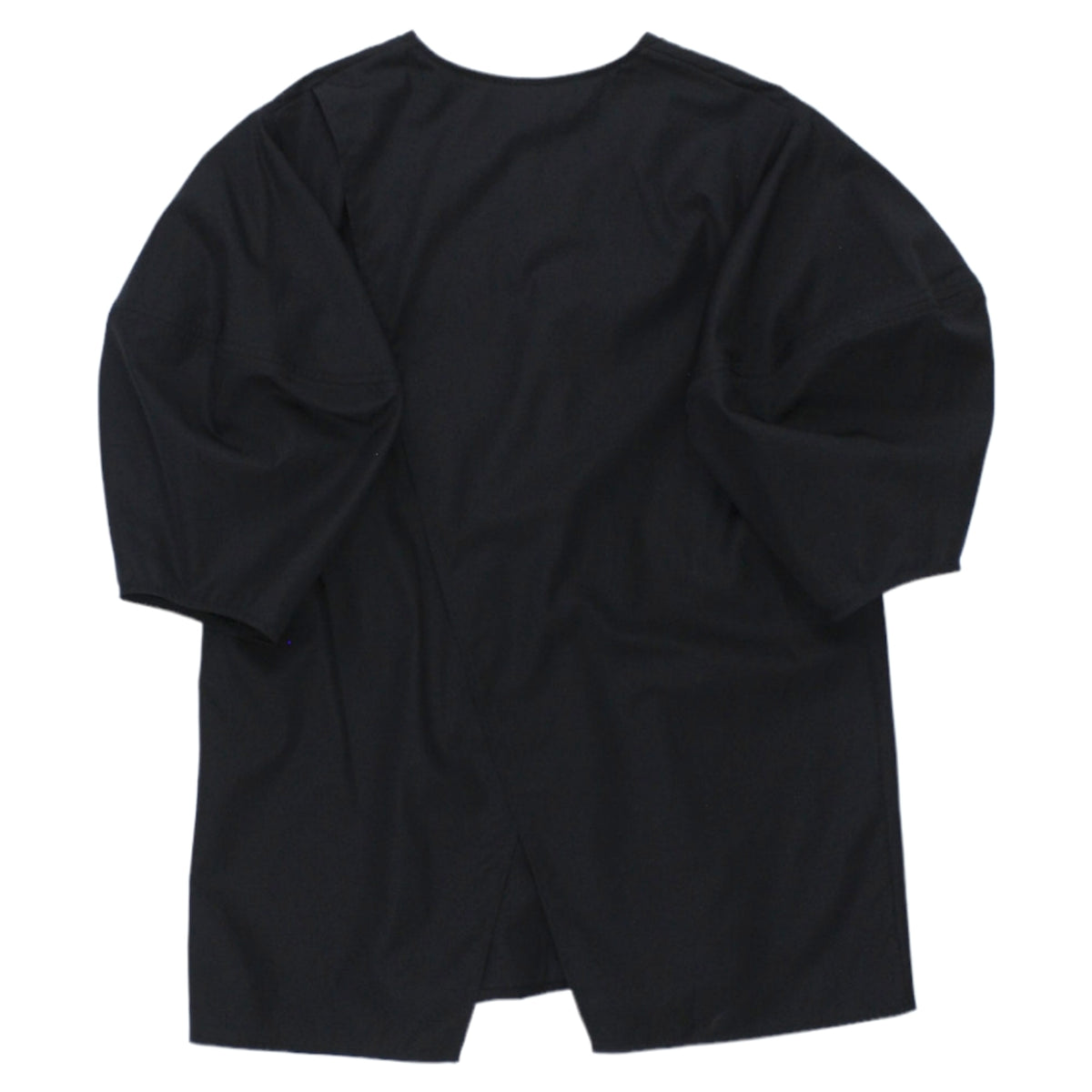 Studio Nicholson Black Convex Sleeve Top