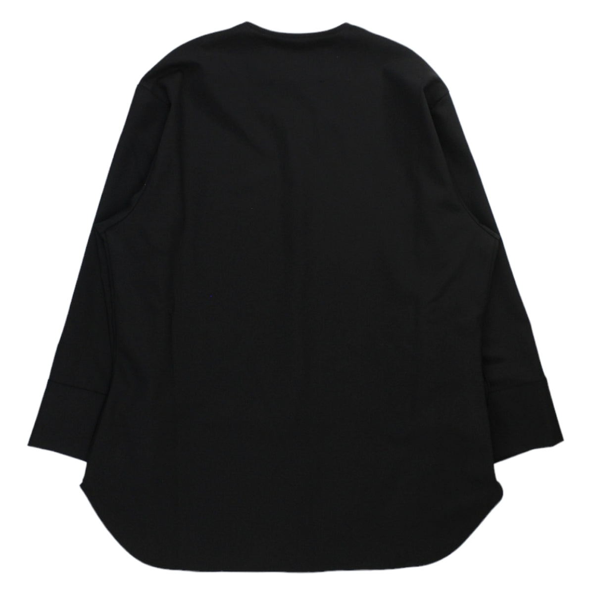 Studio Nicholson Black Split Sleeve Top