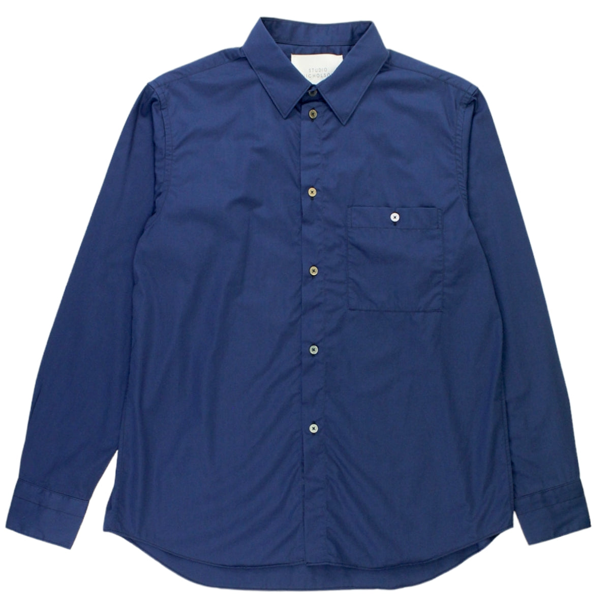 Studio Nicholson Navy Sakura Shirt