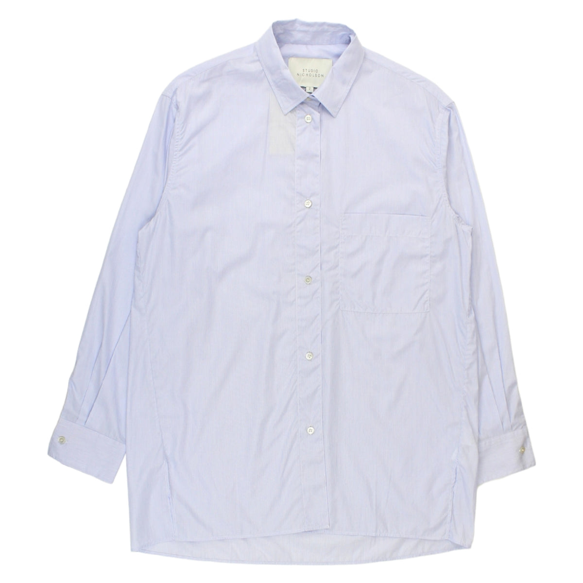 Studio Nicholson Blue Fine Stripe Shirt