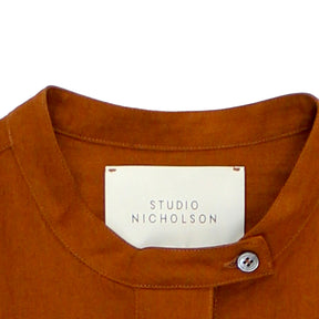 Studio Nicholson Truffle Collarless Shirt