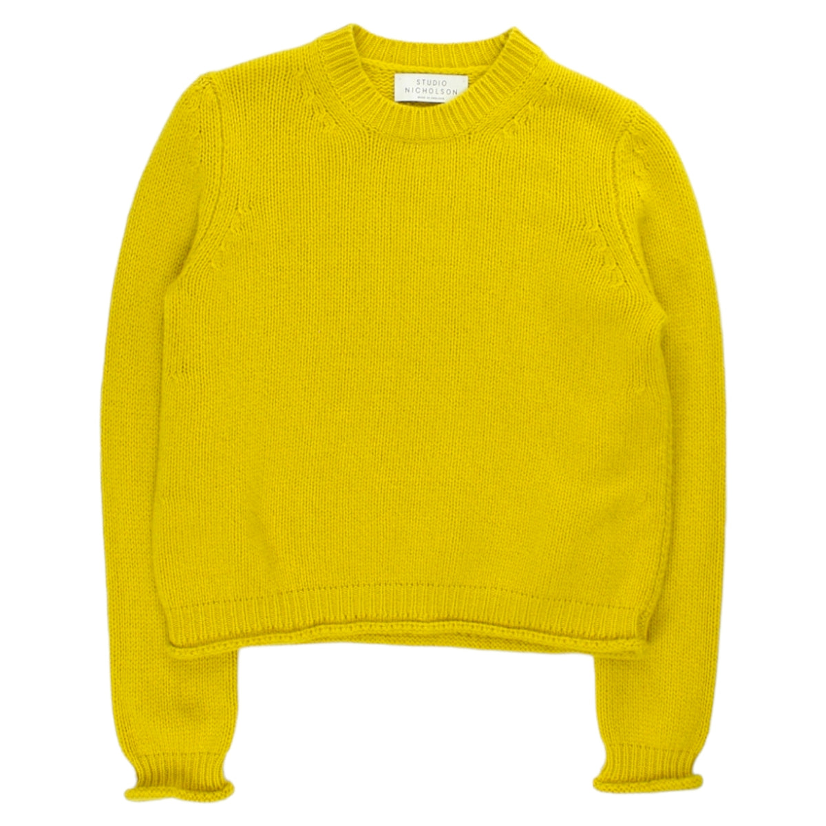 Studio Nicholson Mustard Knitted Jumper