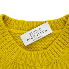 Studio Nicholson Mustard Knitted Jumper