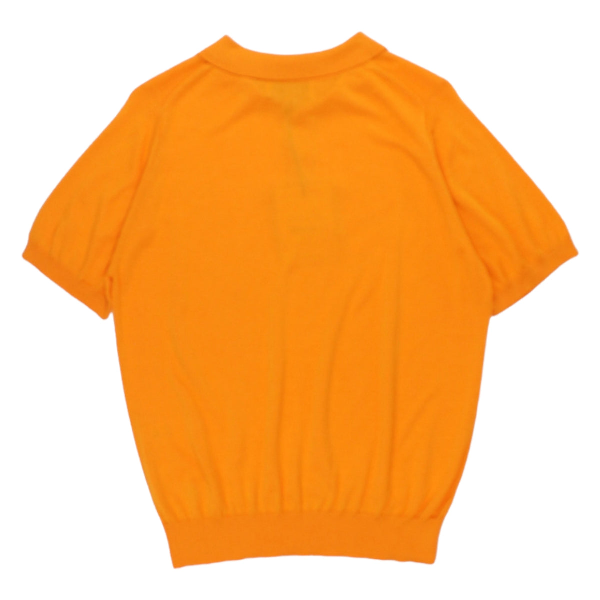 Studio Nicholson Orange Knitted Polo Shirt