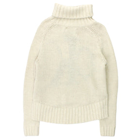 Calvin Klein Cream Roll Neck Sweater