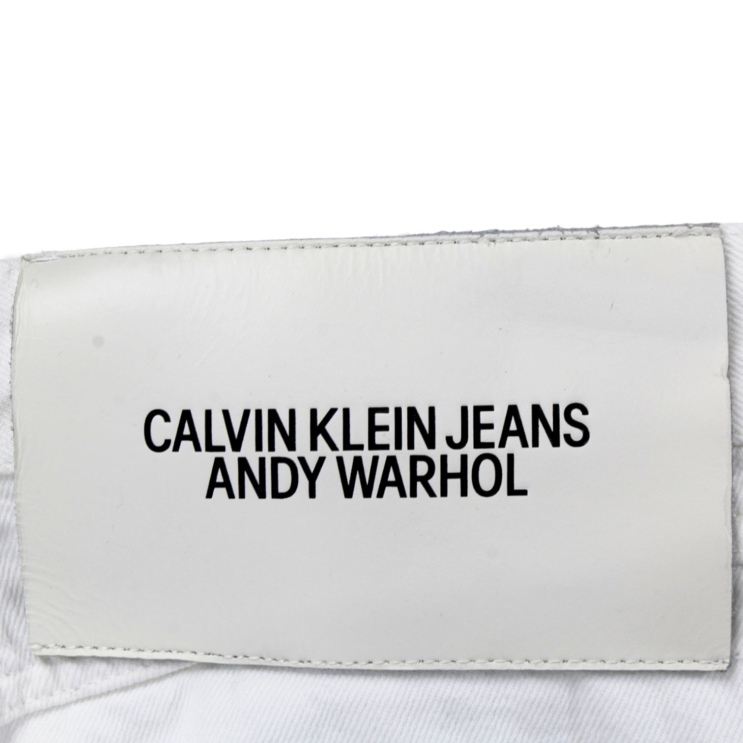 Calvin Klein White Andy Warhol Jeans