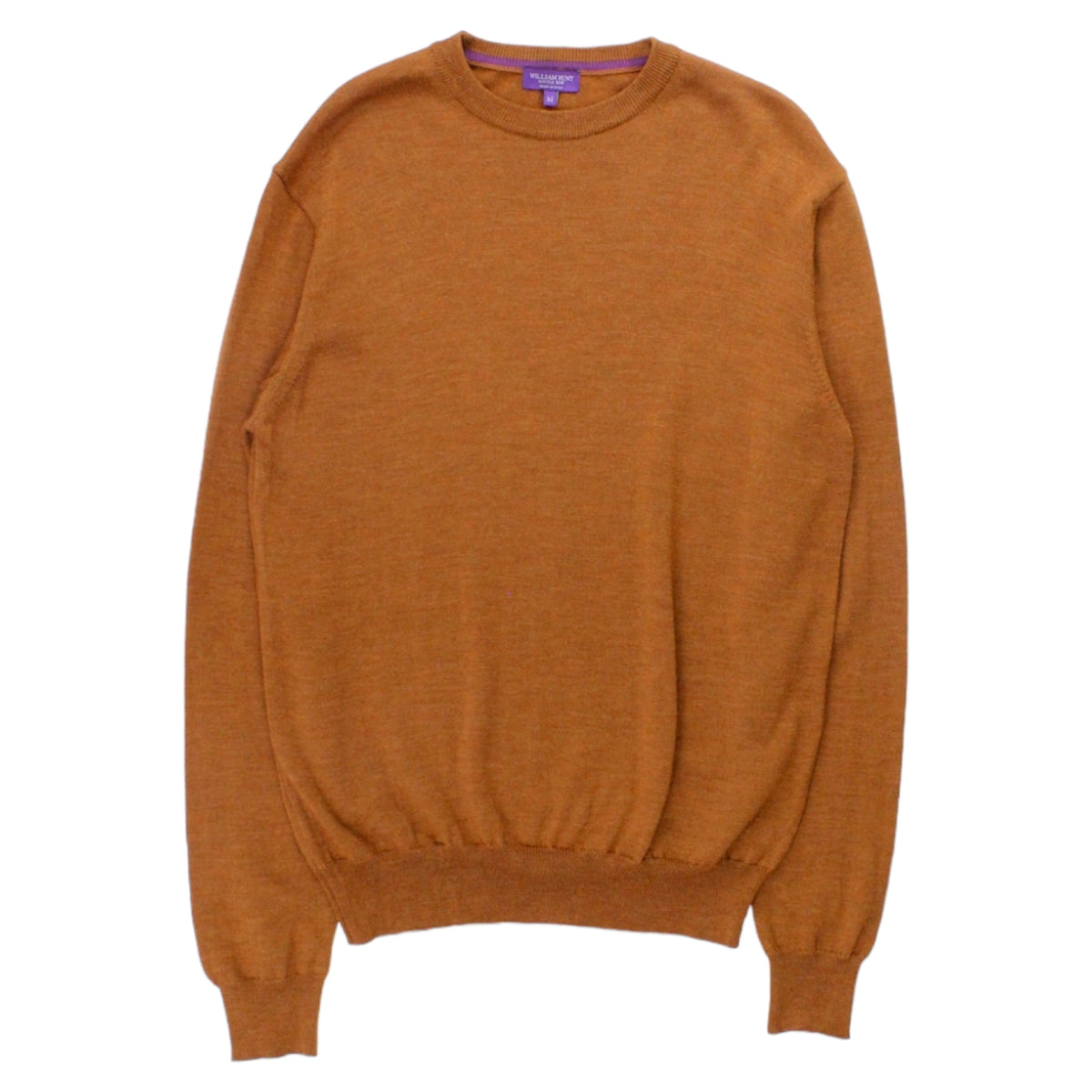 William Hunt Brown Wool Jumper