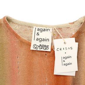 Again & Again X Crisis Pink Silk Jumper