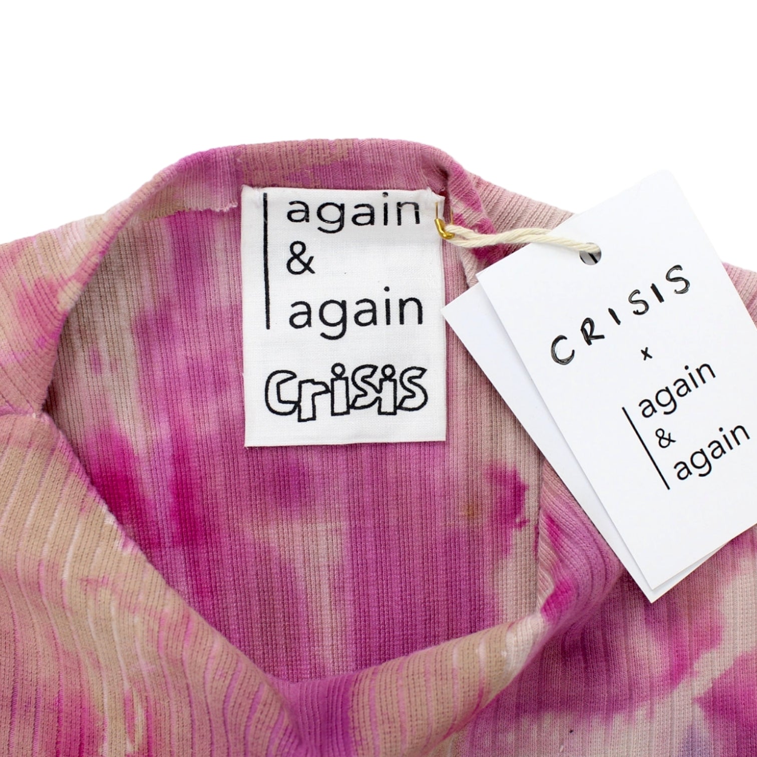 Again & Again X Crisis Bright Pink Tunic