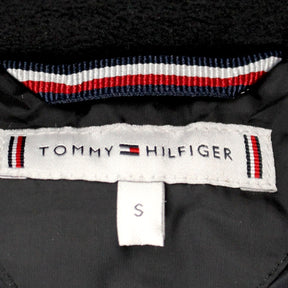 Tommy Hilfiger Black Hooded Quilted Coat