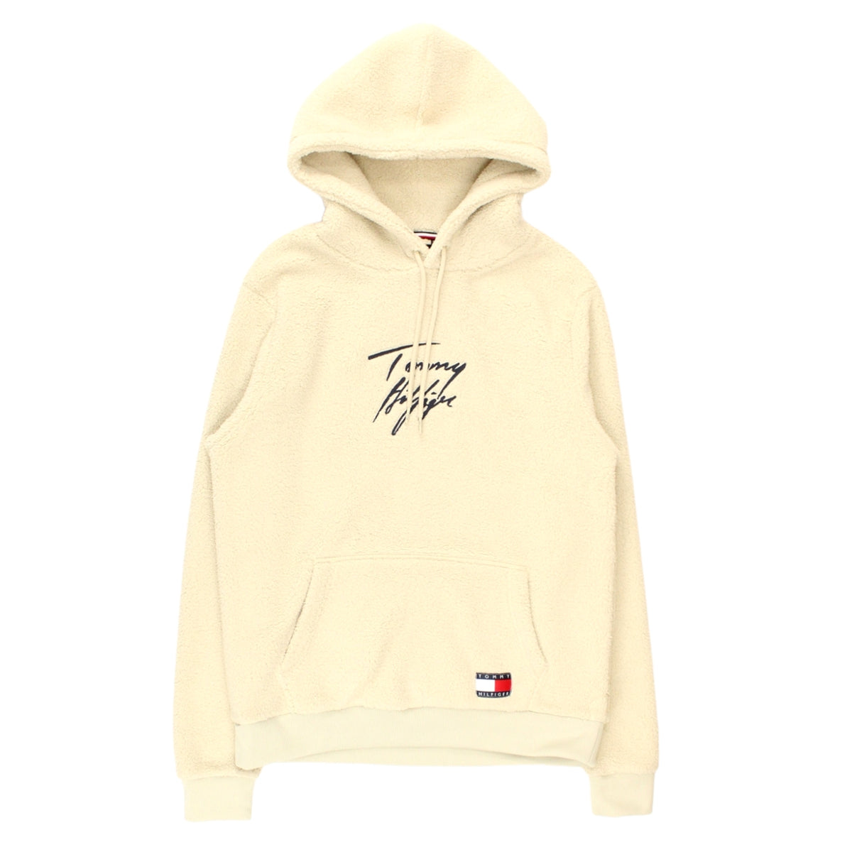 Tommy Hilfiger Cream Fleece Hoodie