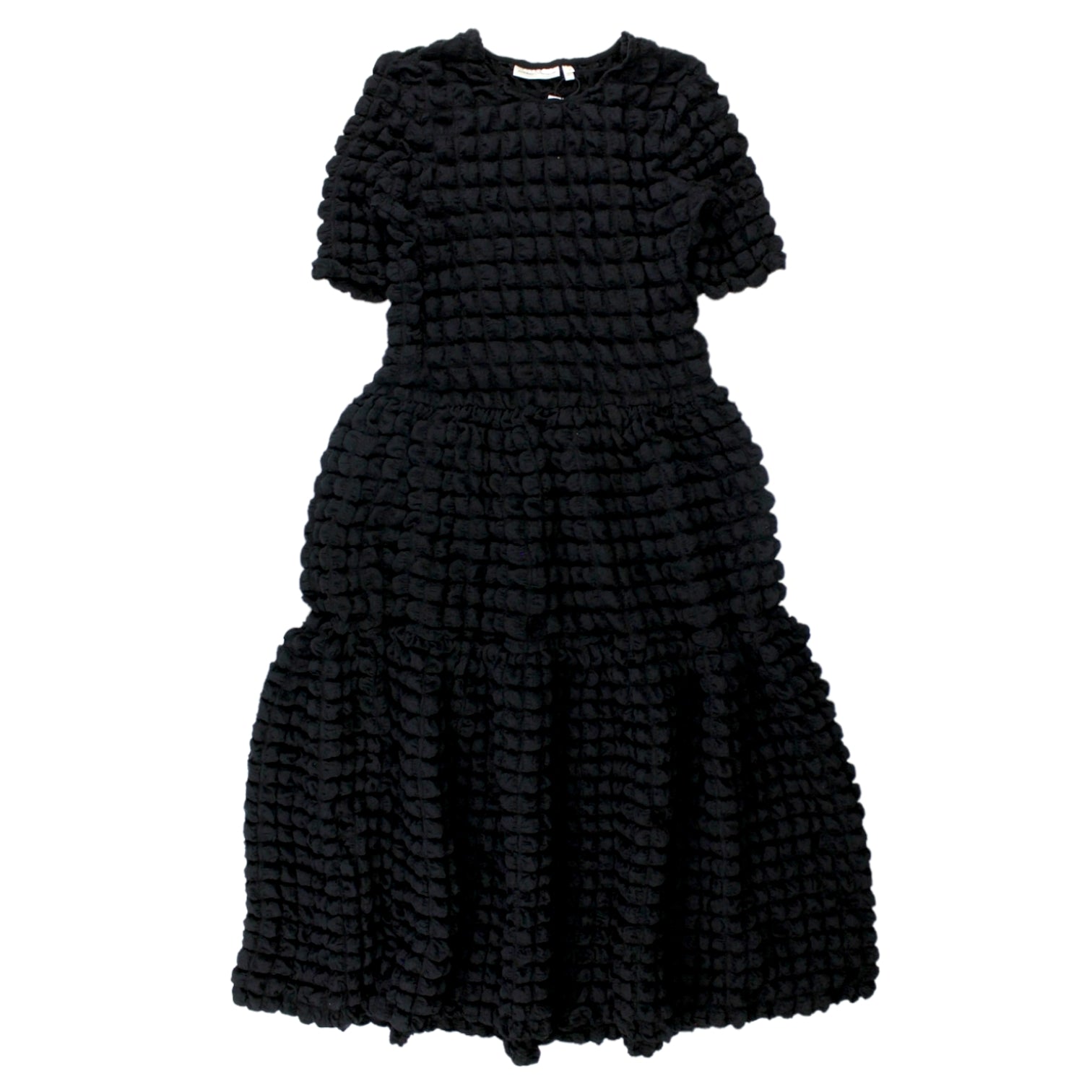 InWear Black Seersucker Dress | Shop from Crisis Online