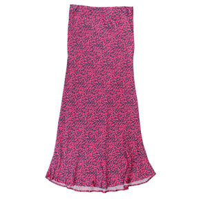 Mint Velvet Pink Animal Print Skirt