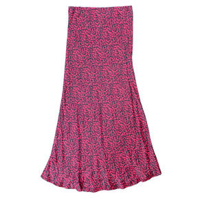 Mint Velvet Pink Animal Print Skirt