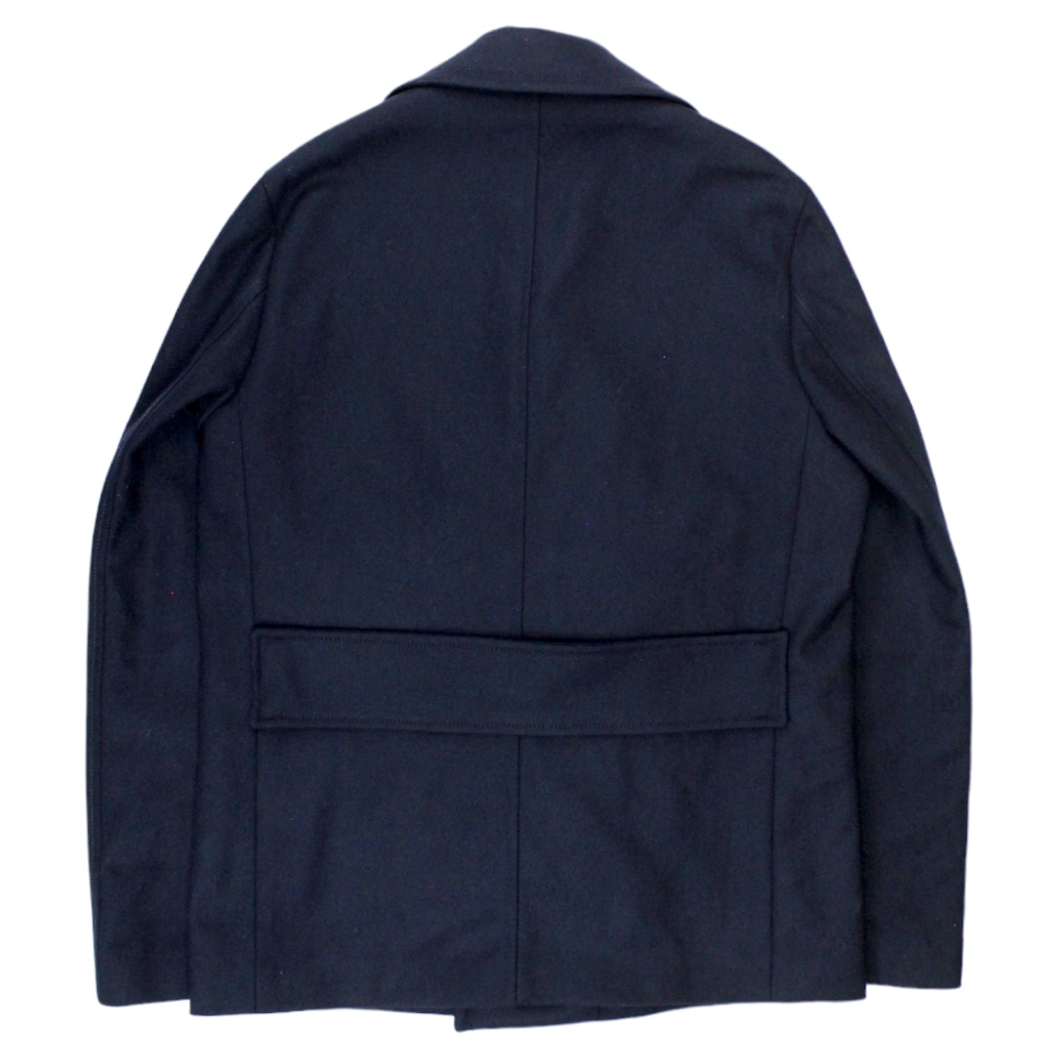 Tommy Hilfiger Navy Wool Pea Coat