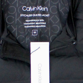 Calvin Klein Black Quilted Bomber Jacket