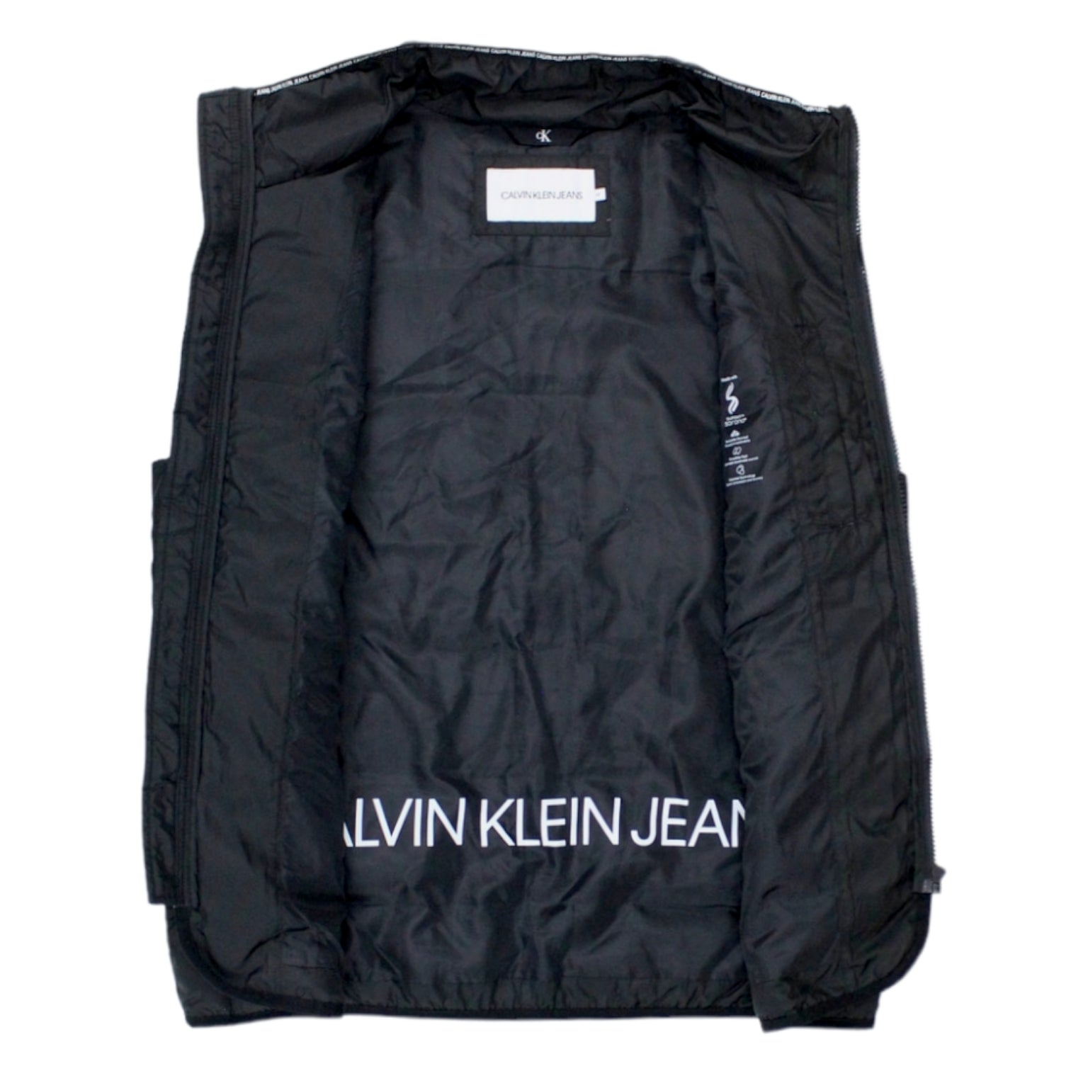 Calvin Klein Jeans Black Quilted Gilet
