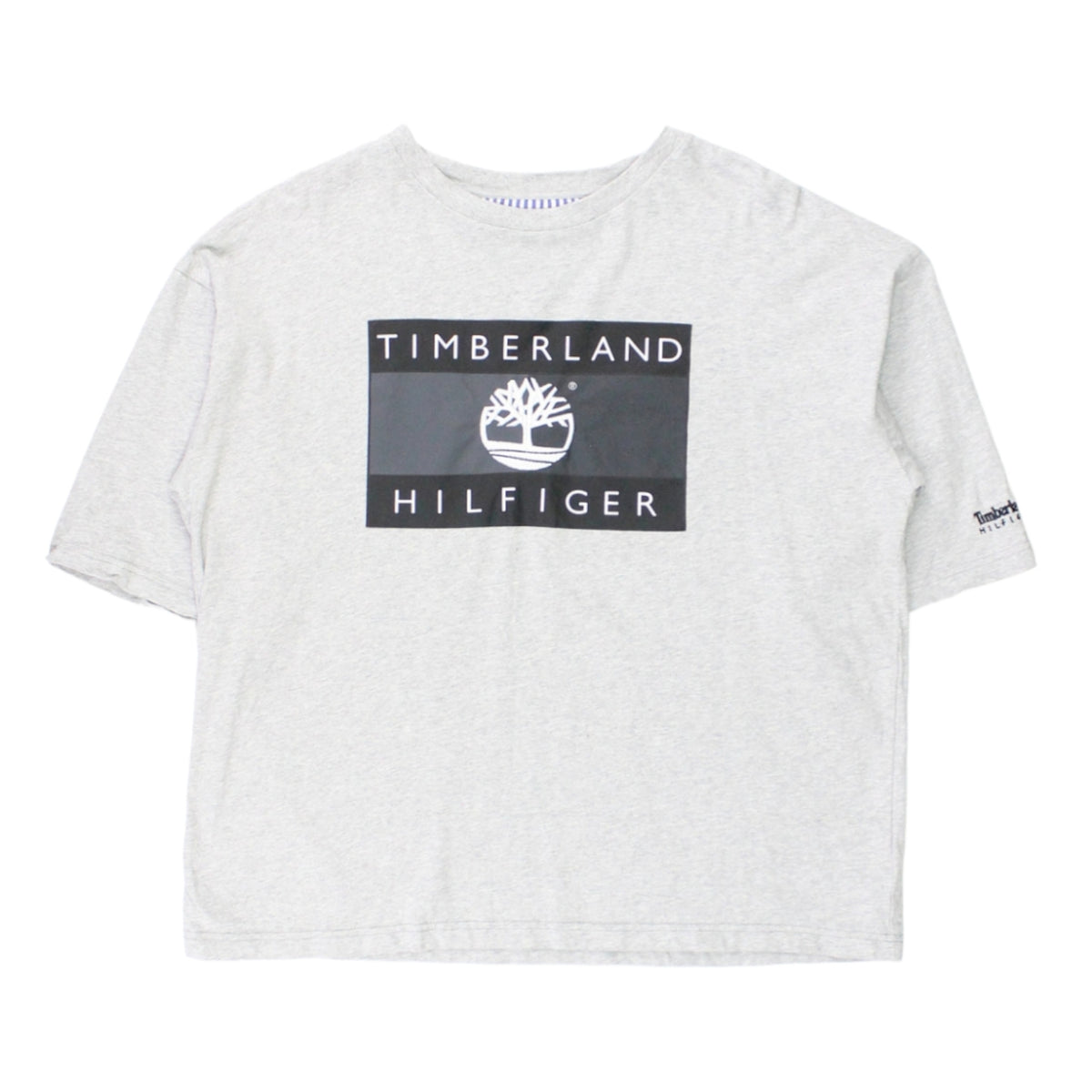 Timberland X Hilfiger Grey Marl Flag T-Shirt