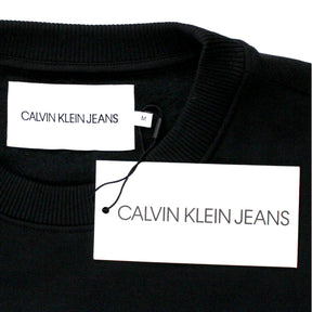 Calvin Klein Jeans Black Iconic Mono Logo Sweatshirt