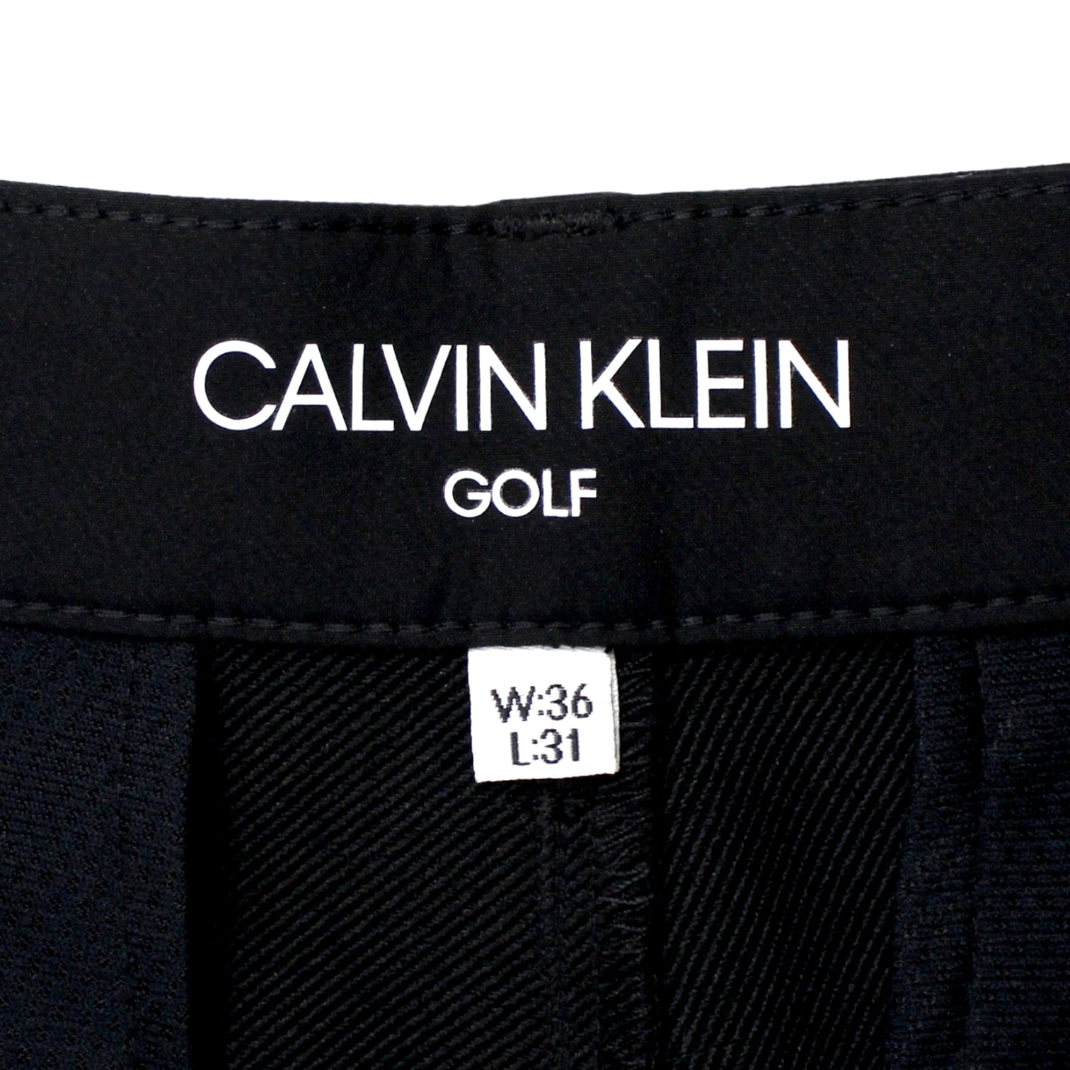 Calvin Klein Black Golf Trousers