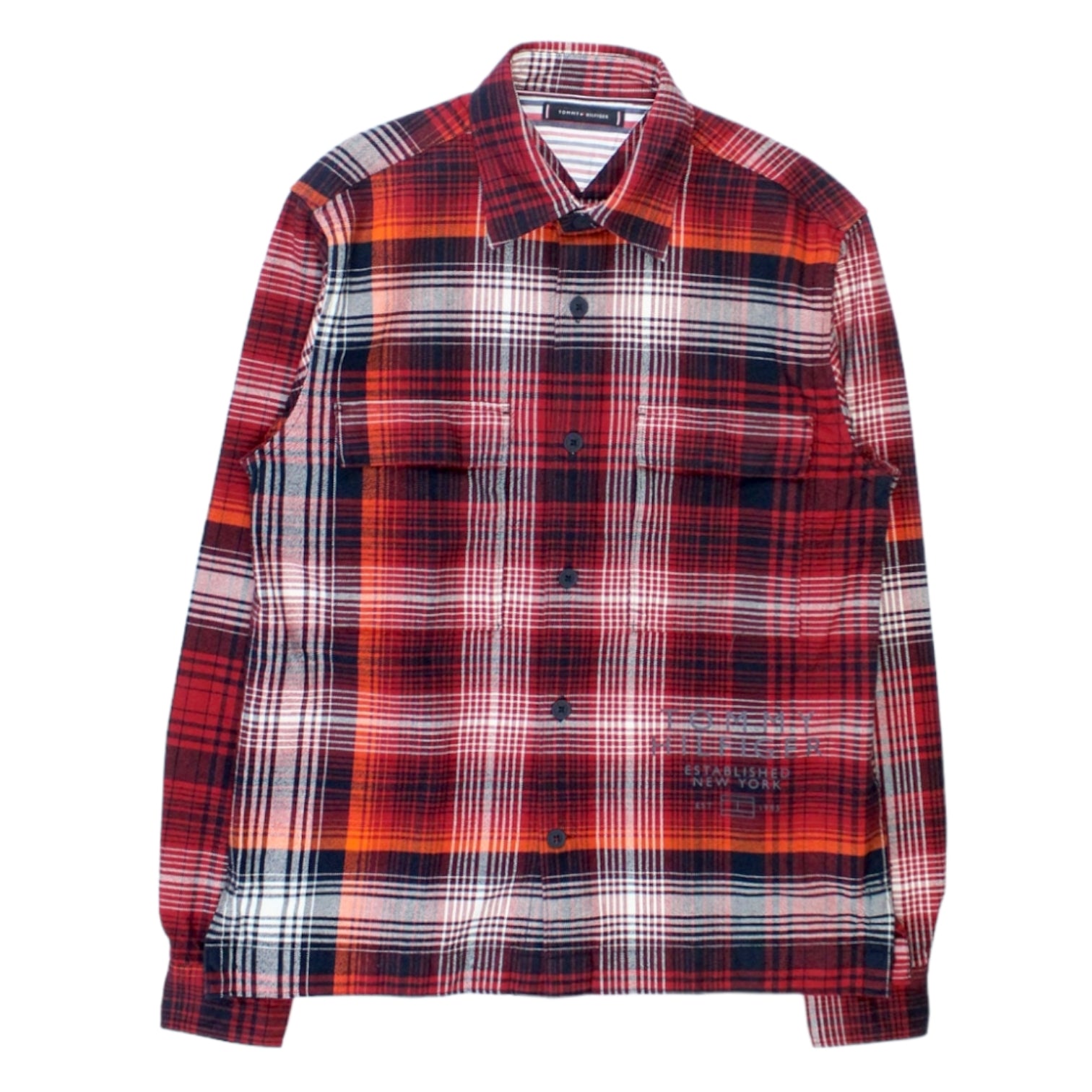 Tommy Hilfiger Red Plaid Overshirt