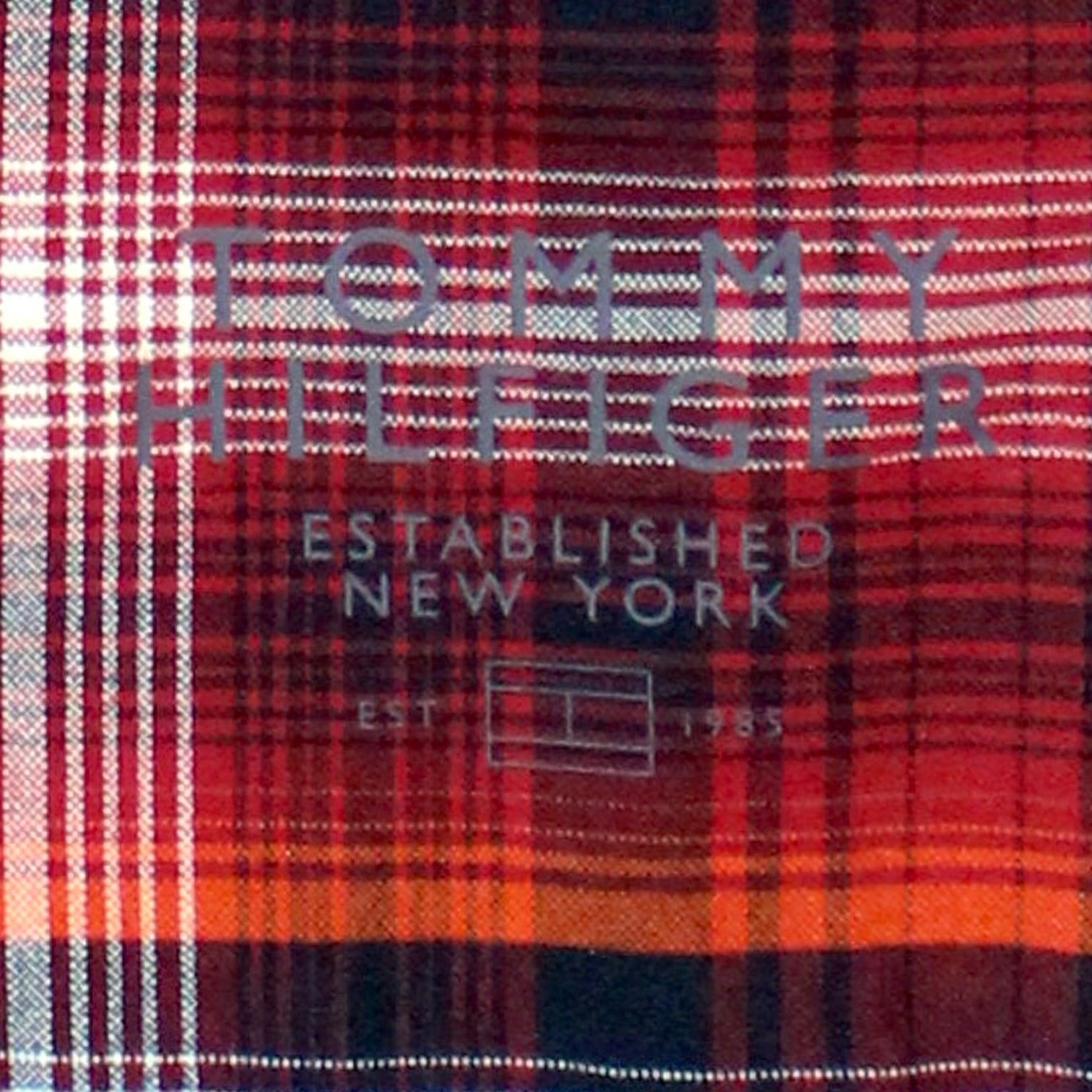 Tommy Hilfiger Red Plaid Overshirt