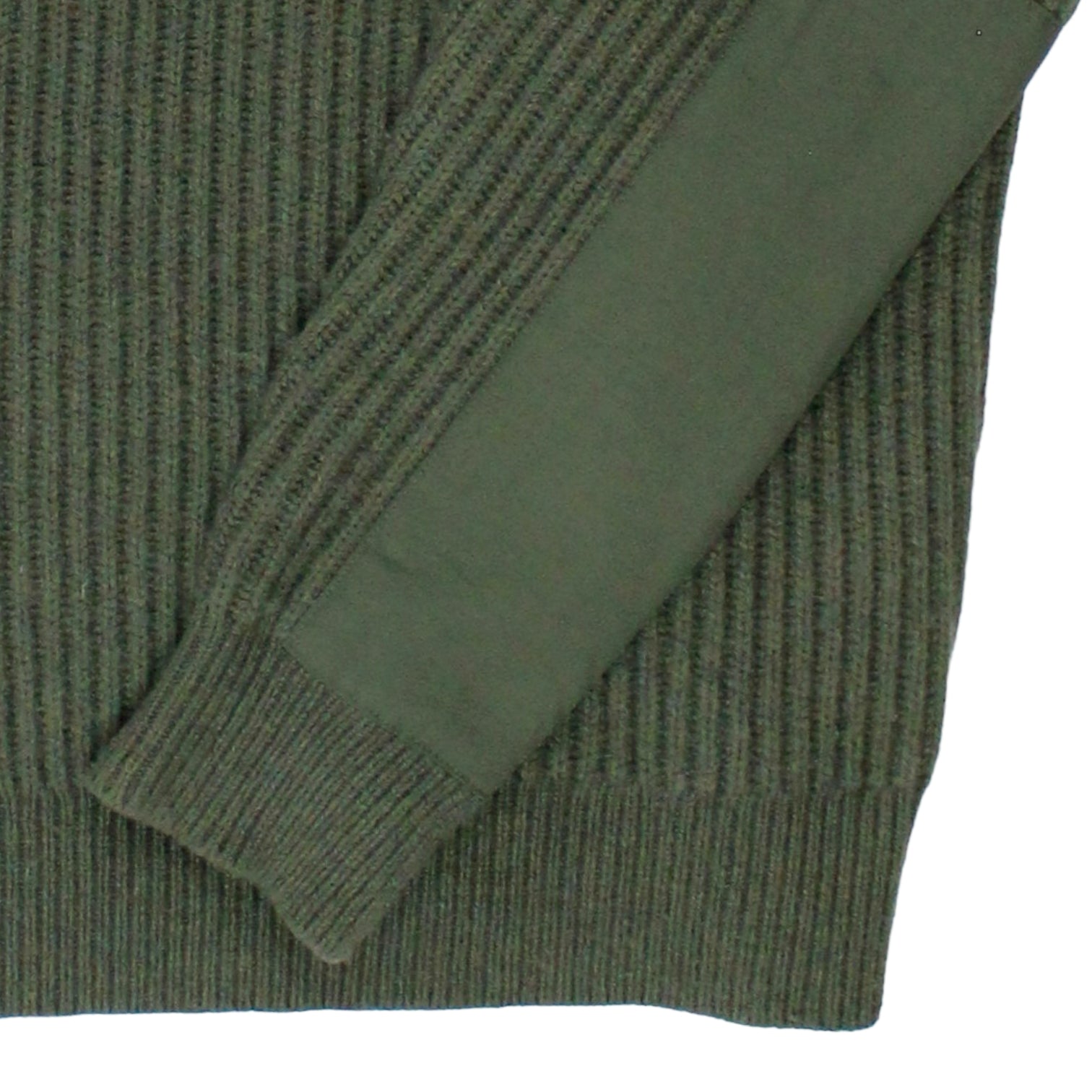 Calvin Klein Jeans Green Heavy Ribbed Jumper