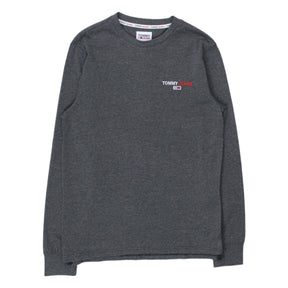 Tommy Jeans Charcoal Marl Jersey Top