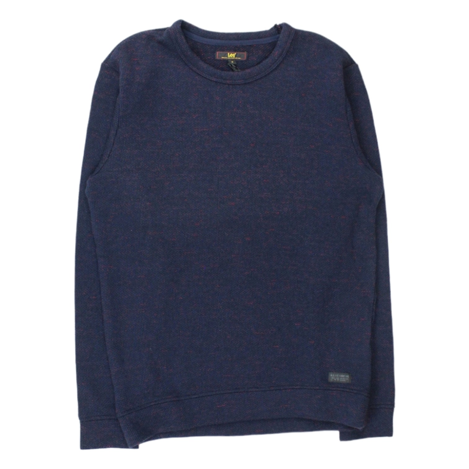 Lee Blue With Red Flecks Knit Sweatshirt