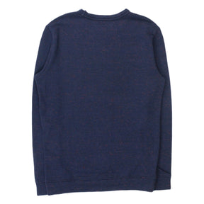 Lee Blue With Red Flecks Knit Sweatshirt