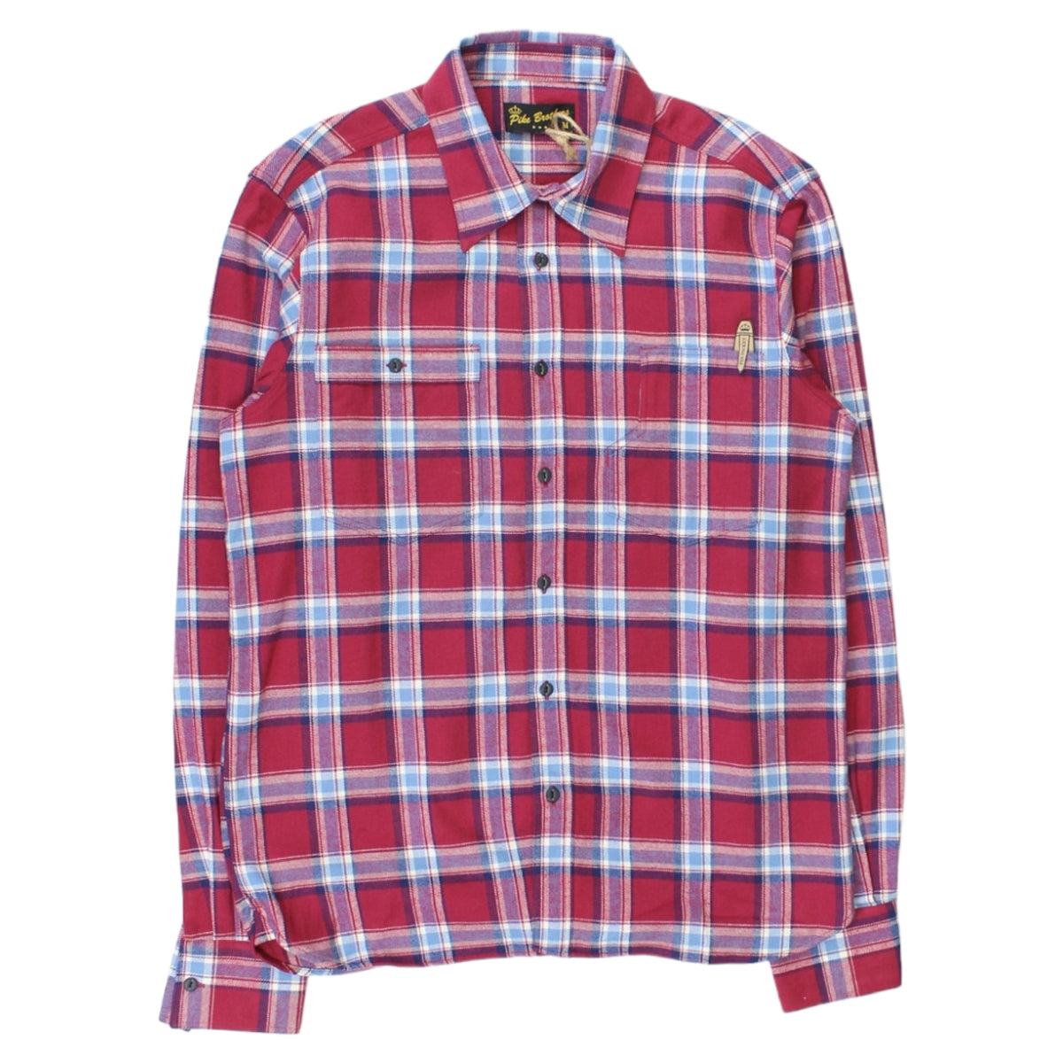 Pike Brothers Red Flannel Check Shirt