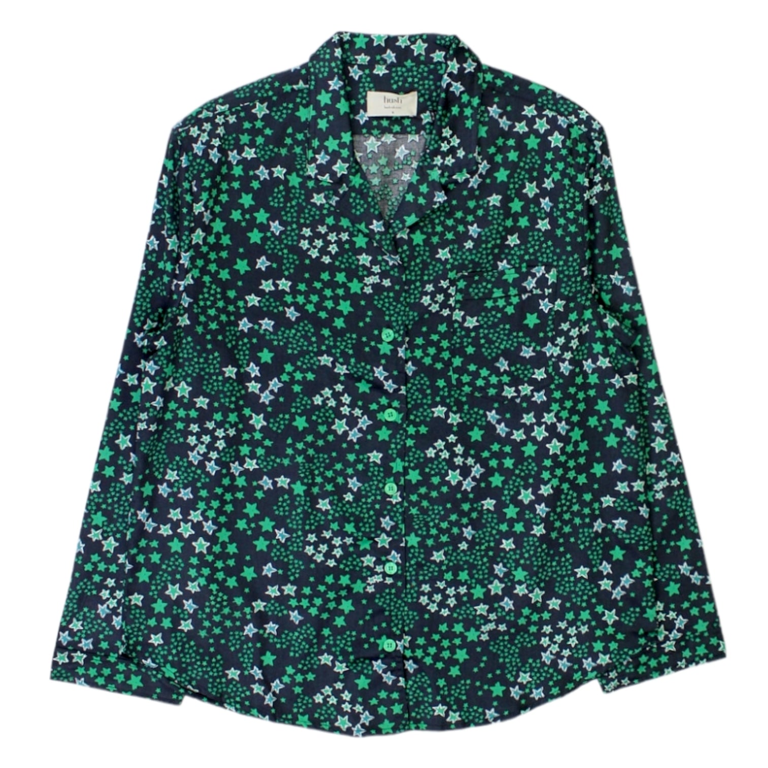 Hush Green Star Cotton Pyjama's