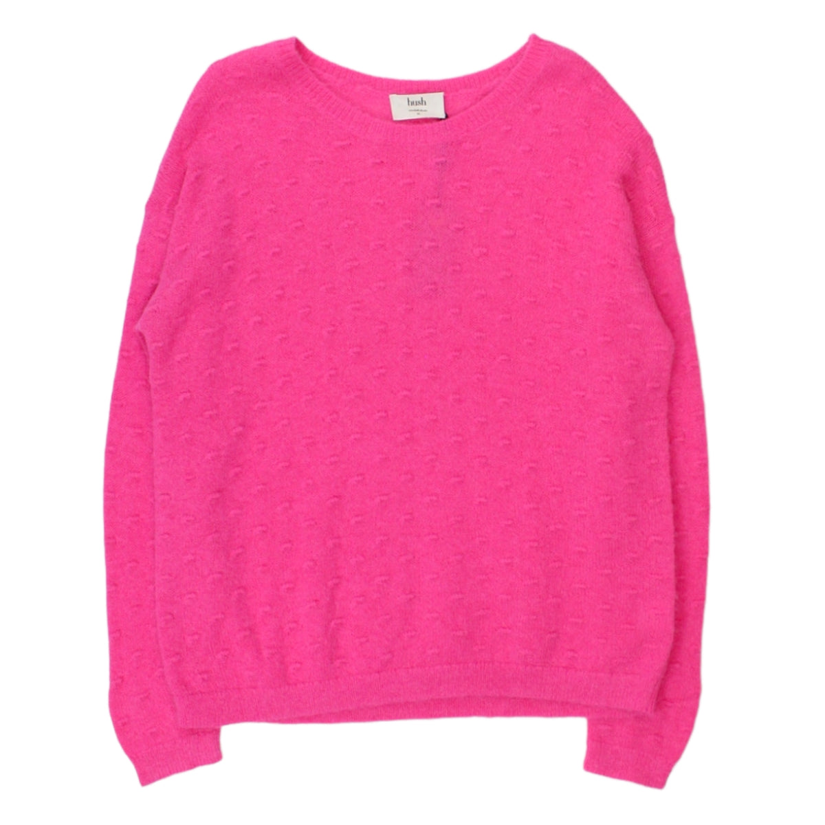 Hush Pink Bobble Alpaca Knit Jumper