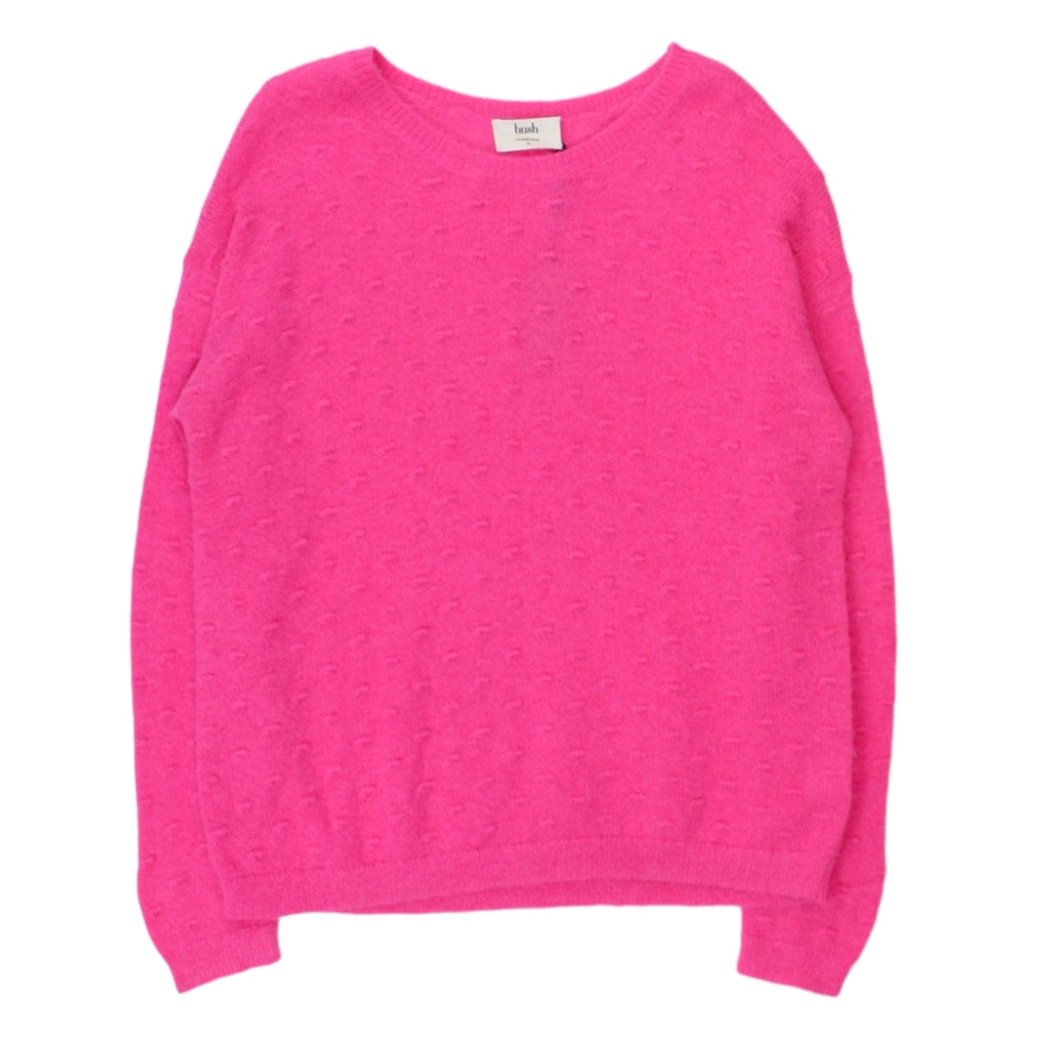 Hush Pink Bobble Alpaca Knit Jumper