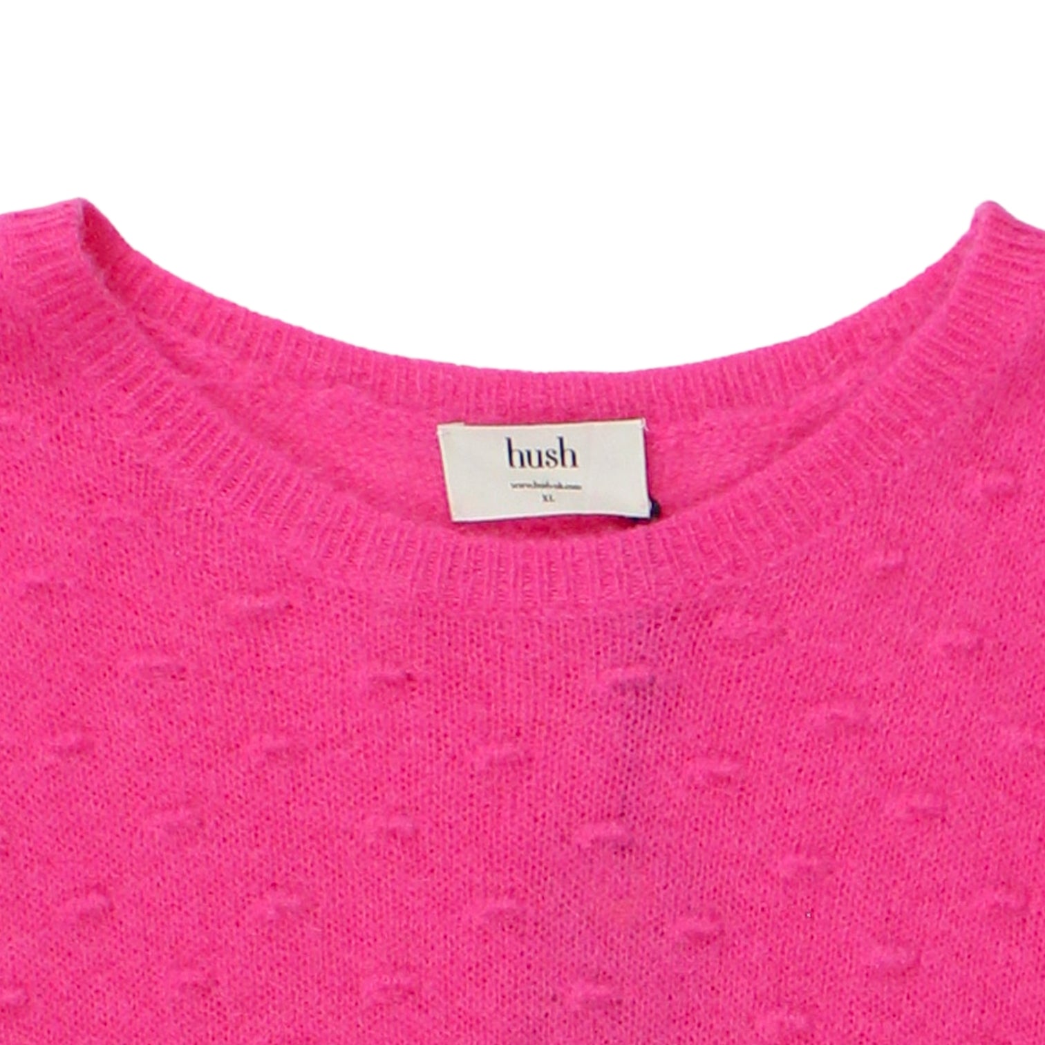 Hush Pink Bobble Alpaca Knit Jumper