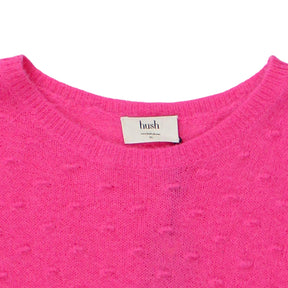 Hush Pink Bobble Alpaca Knit Jumper