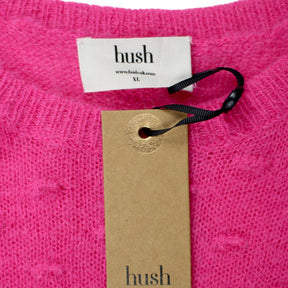 Hush Pink Bobble Alpaca Knit Jumper