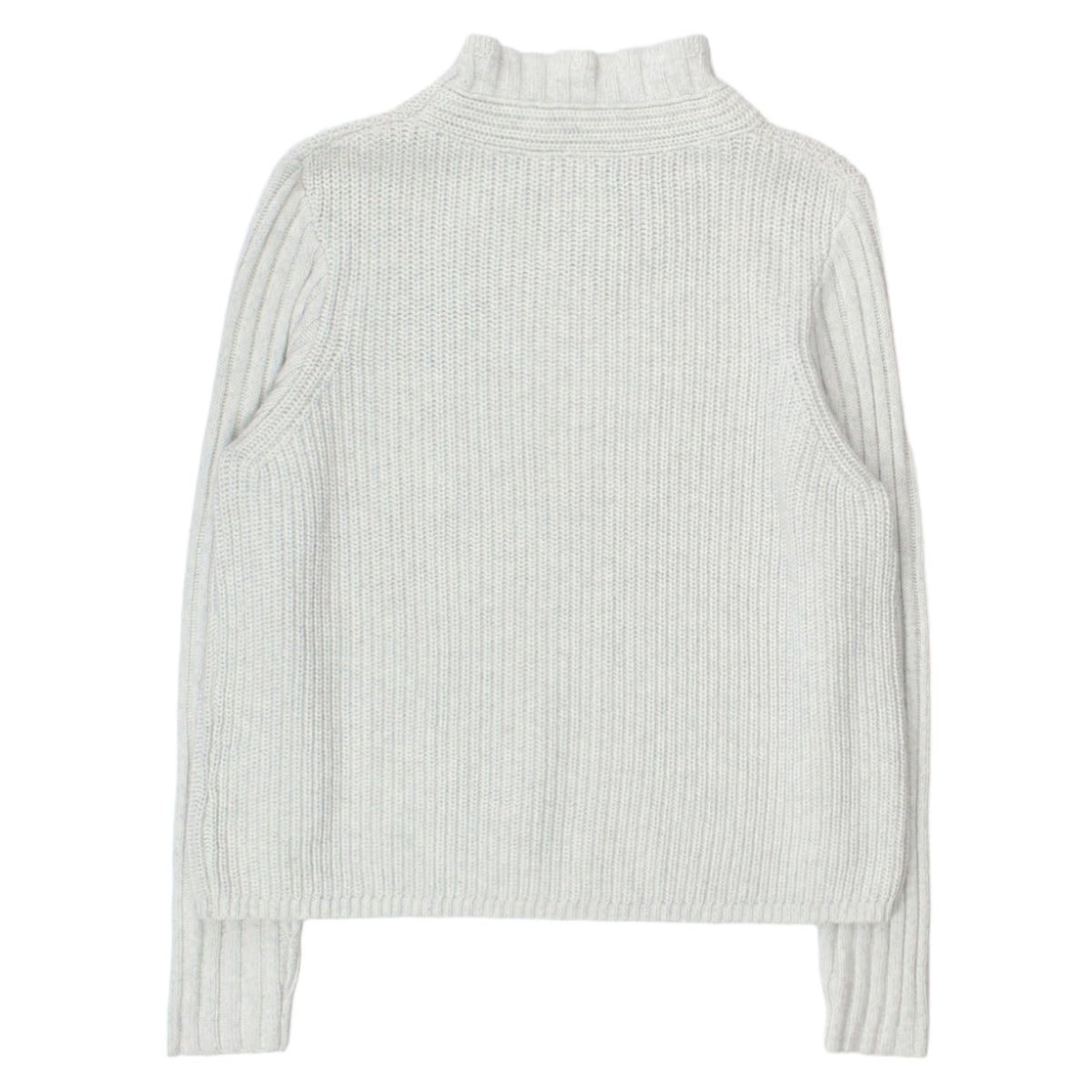 Hush Lightest Grey Frill Neck Jumper