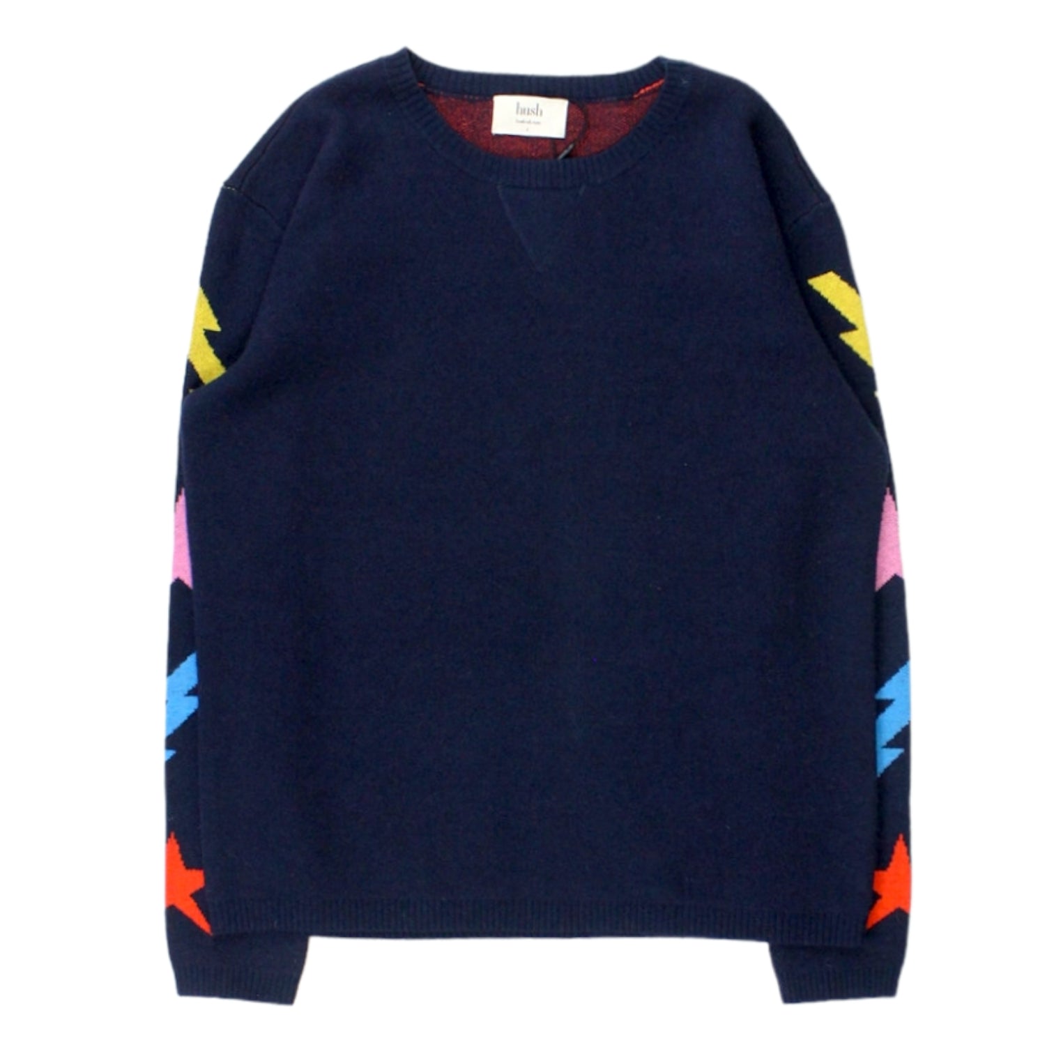 Hush Navy Star Design Jumper