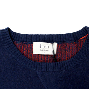 Hush Navy Star Design Jumper