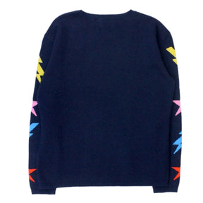 Hush Navy Star Design Jumper