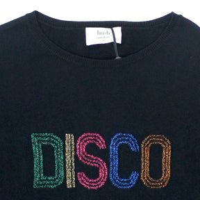 Hush Black Lurex DISCO Jumper