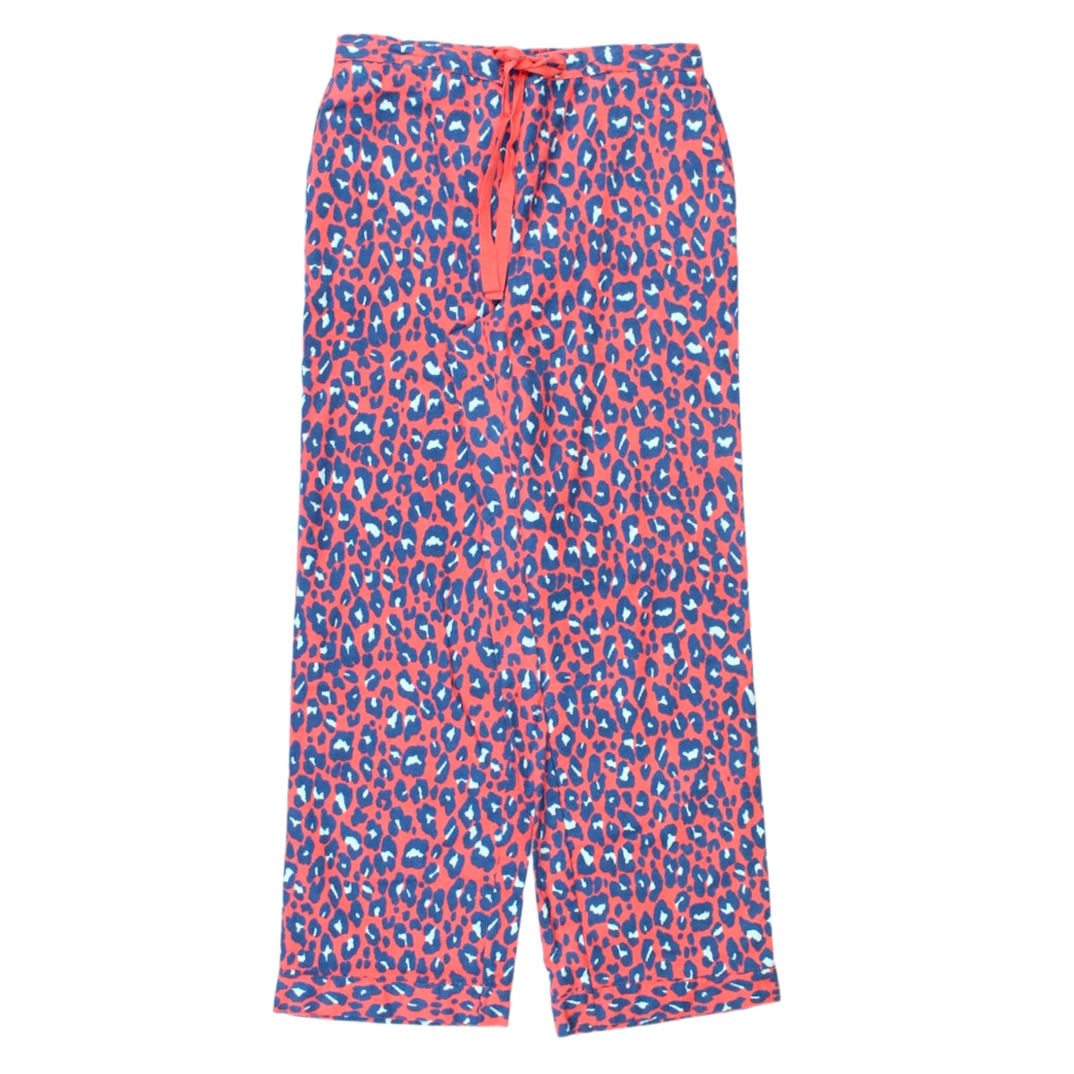 Hush Red Bright Leopard Flannel PJ Trousers