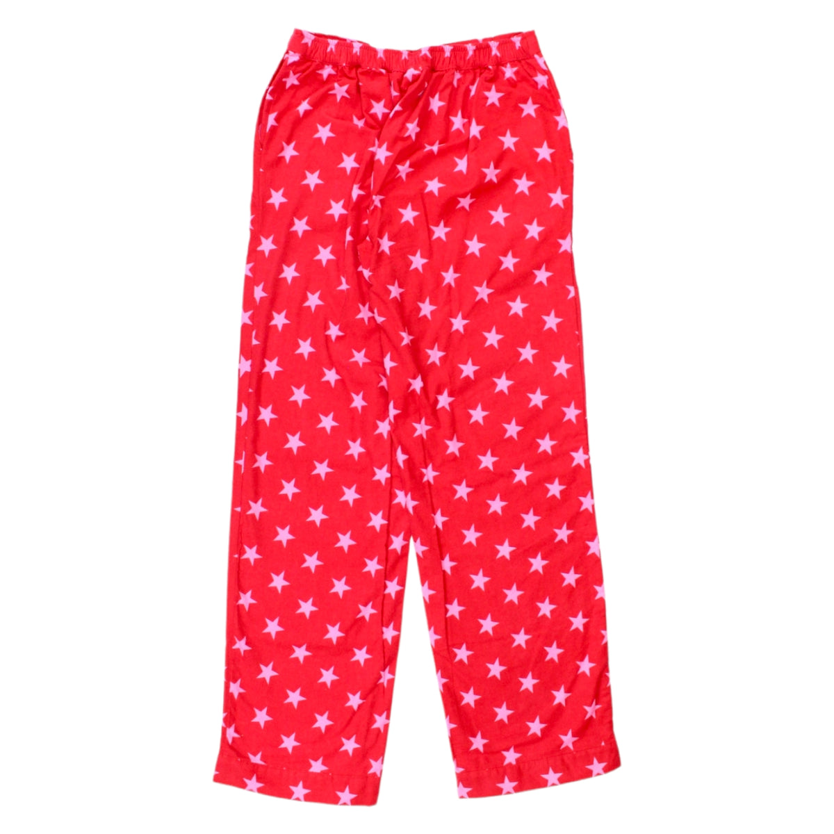 Hush Red Pink Star Flannel Pyjama Trousers