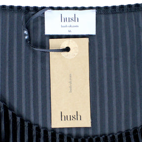 Hush Black Ali Velour Top