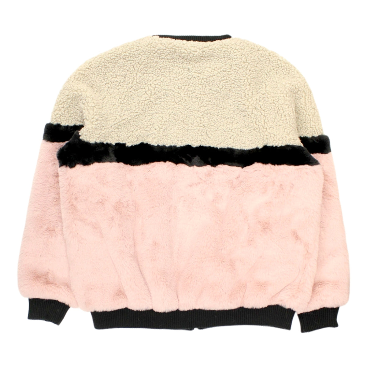 Hush Pink Jennifer Faux Fur Bomber Jacket